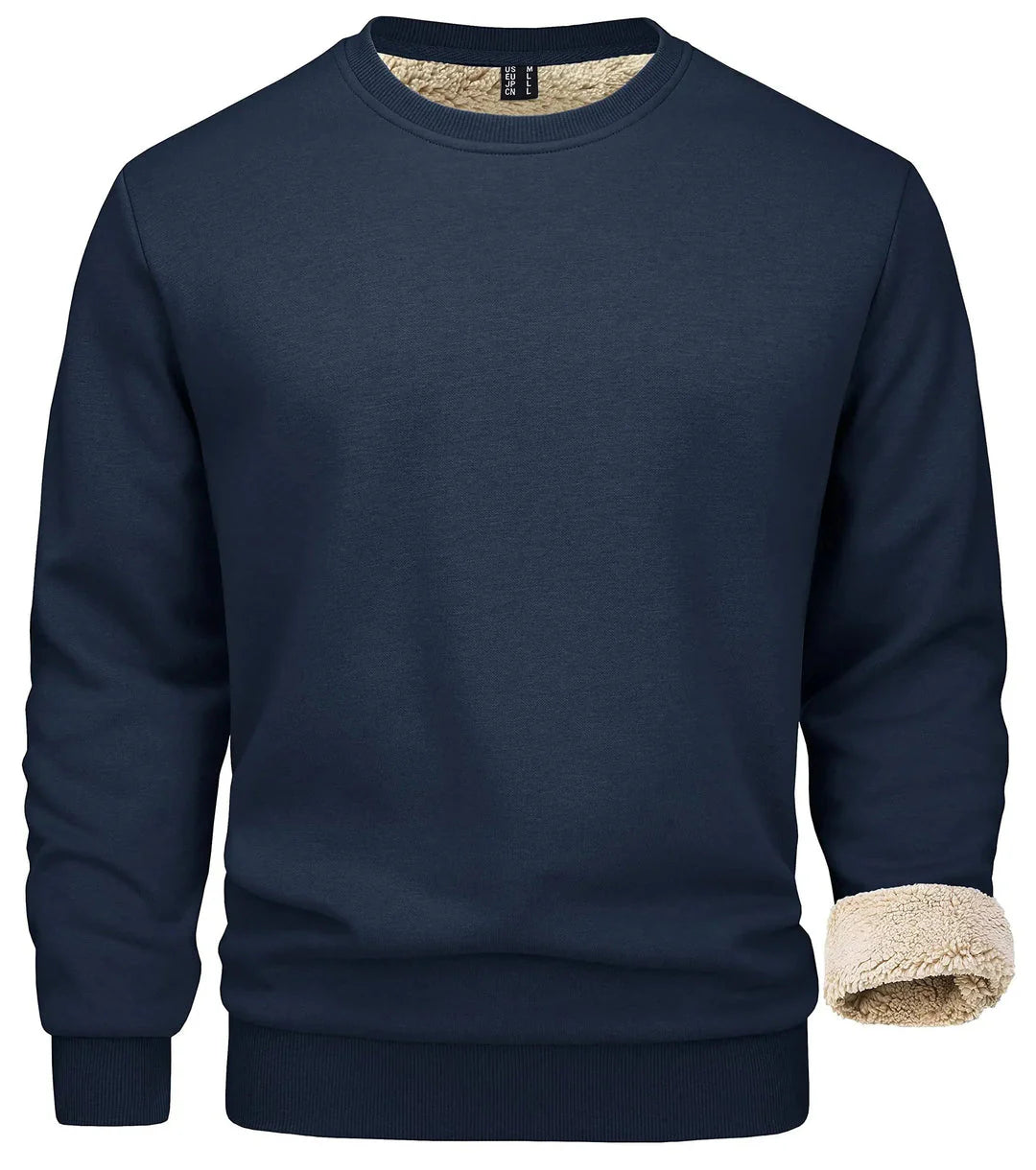 Pull homme confortable et chaud avec doublure polaire - Neutre paris